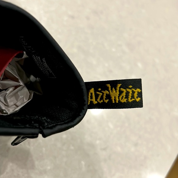 Dr. Martens 1460 kids ankle Maroon Boots sz 1 cherry red leather hightop shoes - Picture 11 of 16